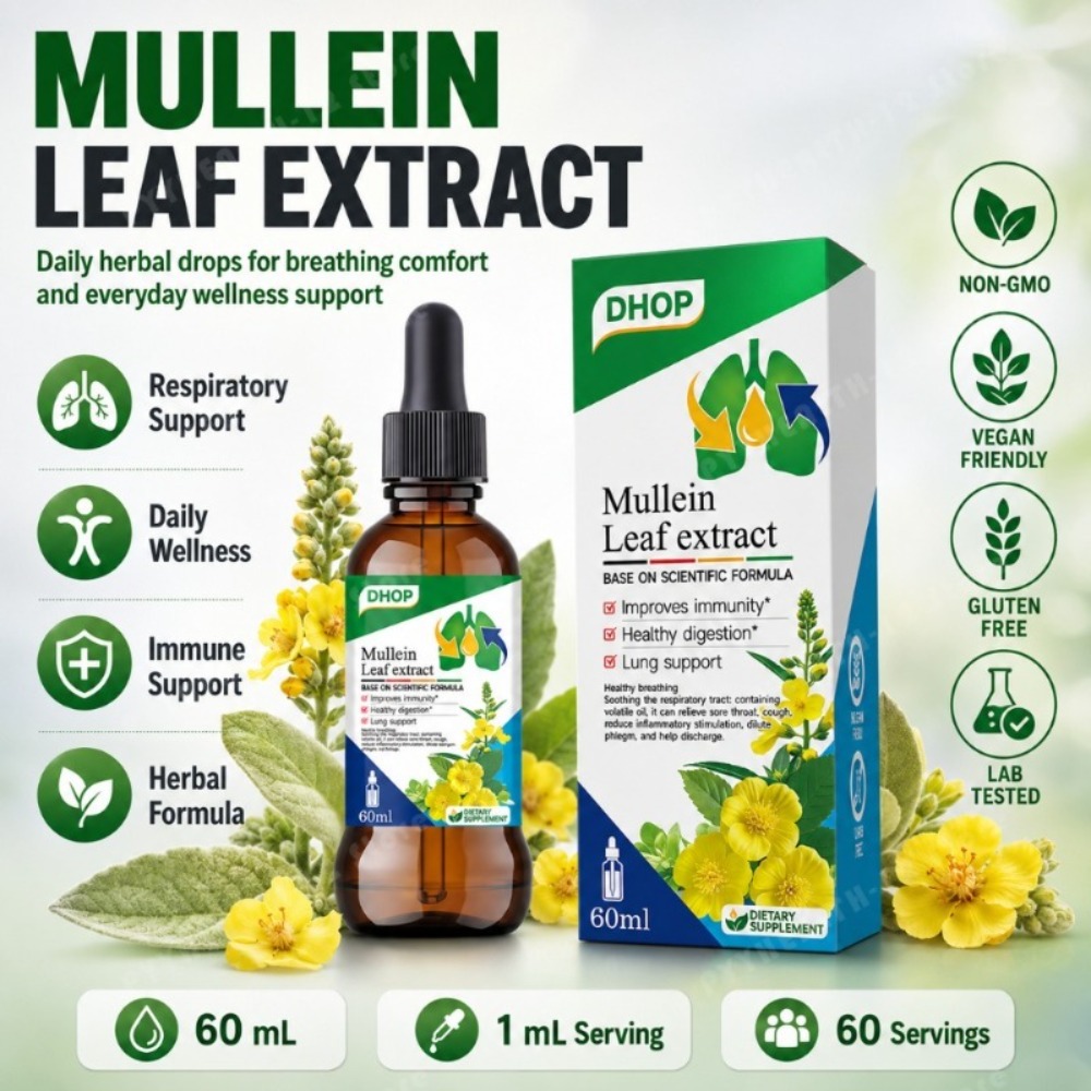 Herbal Wellness Liquid - マレイン葉エキス液 60ml、甘草根と黄耆根を配合したハーブ液体サプリメント、大人のための毎日の健康サポート