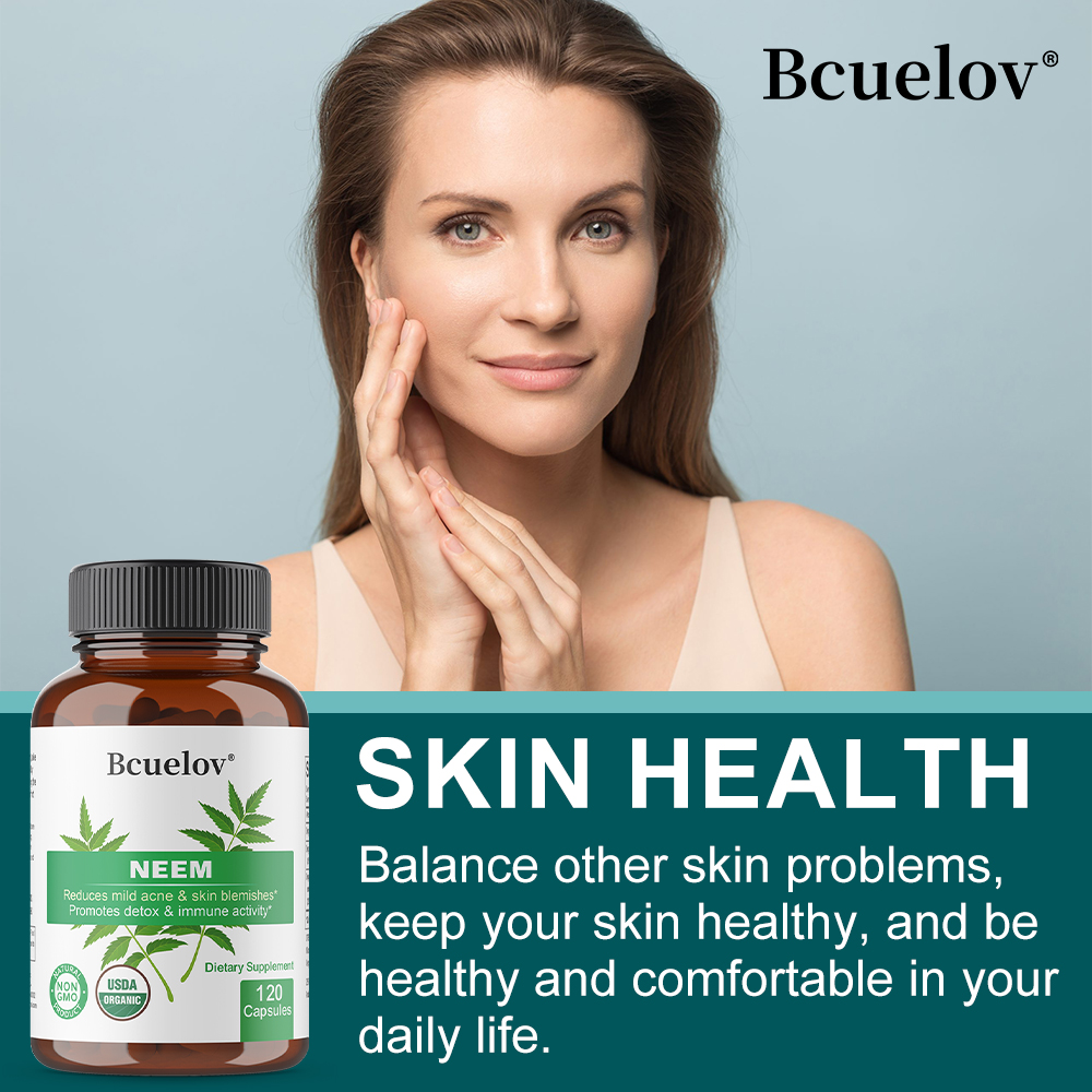 オーガニックニーム葉カプセル、ハーブ抗酸化サプリメント、透明 - Herbal Wellness Supplement のレビューと価格