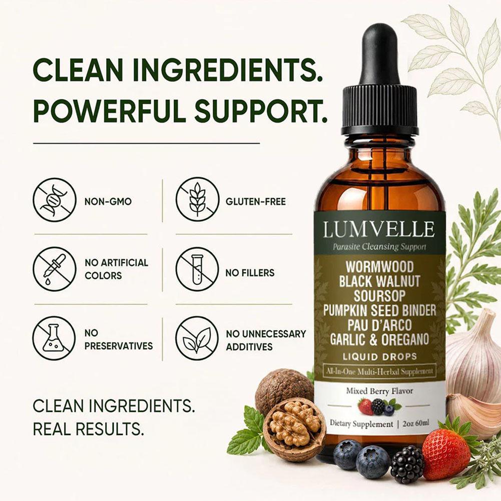 60ml ウォームウッドハーブドロップス、7種の植物成分配合 - Herbal Wellness Liquid のレビューと価格