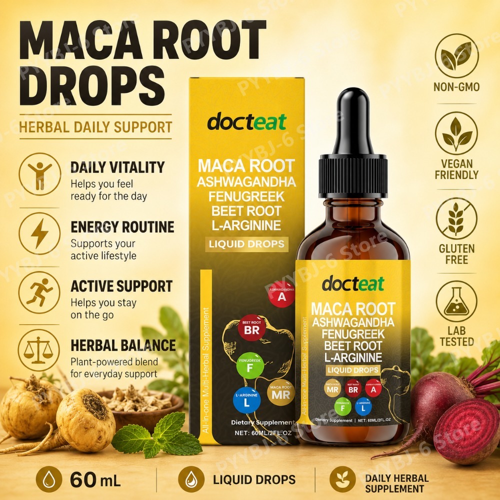 マカ根、ビート根、L-アルギニン配合の液体ハーブサプリメント - Herbal Wellness Liquid のレビューと価格