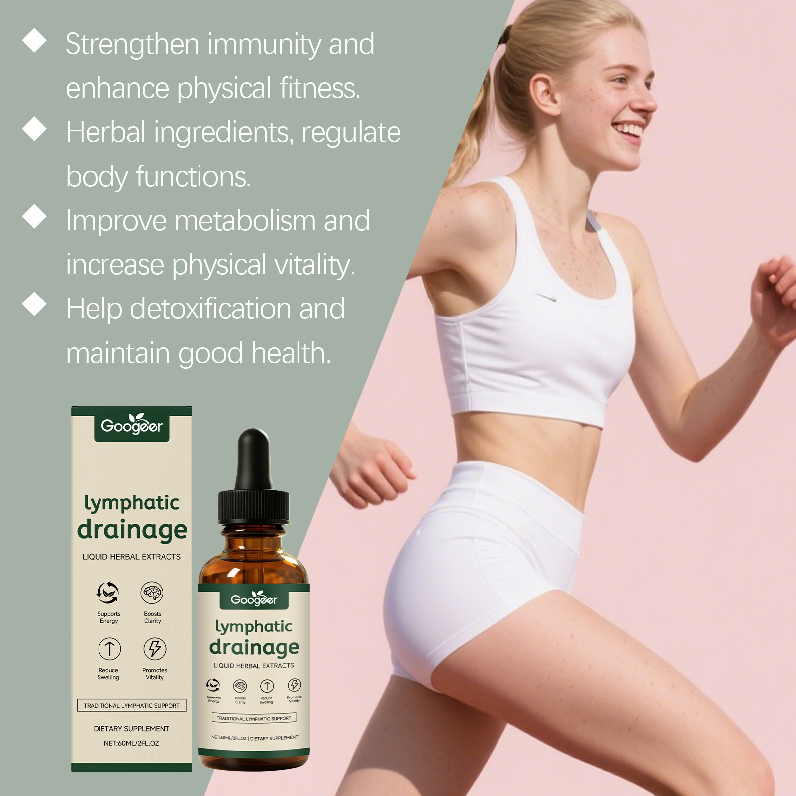 リンパドレナージュドロップス 11-in-1 ハーバルリンパ - Herbal Wellness Supplement のレビューと価格