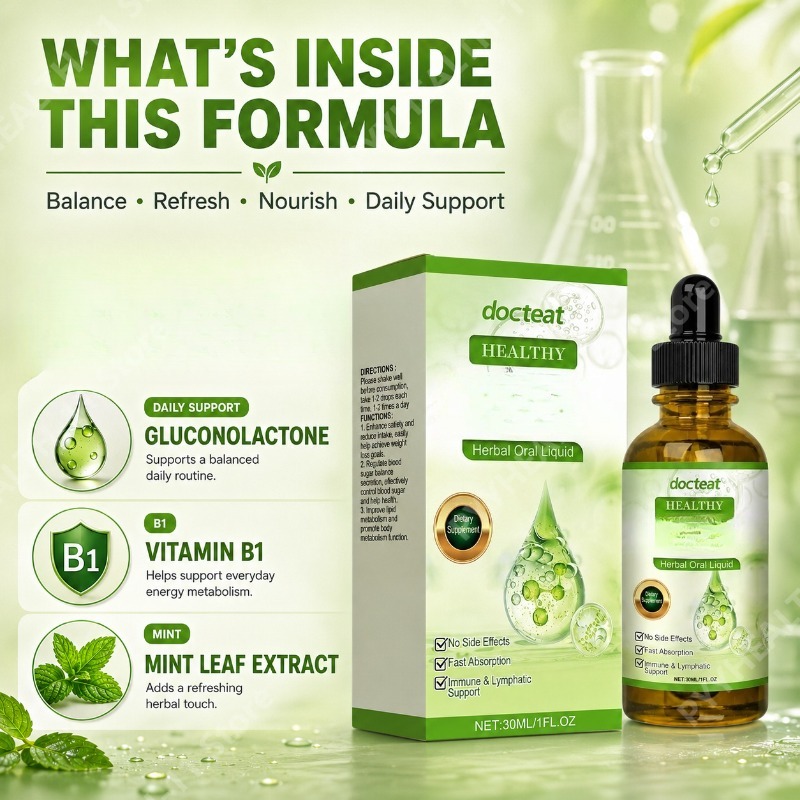 ミント葉エキス＆ビタミンB1ハーブ液状ドロップス　毎日の栄養 - Herbal Wellness Liquid のレビューと価格
