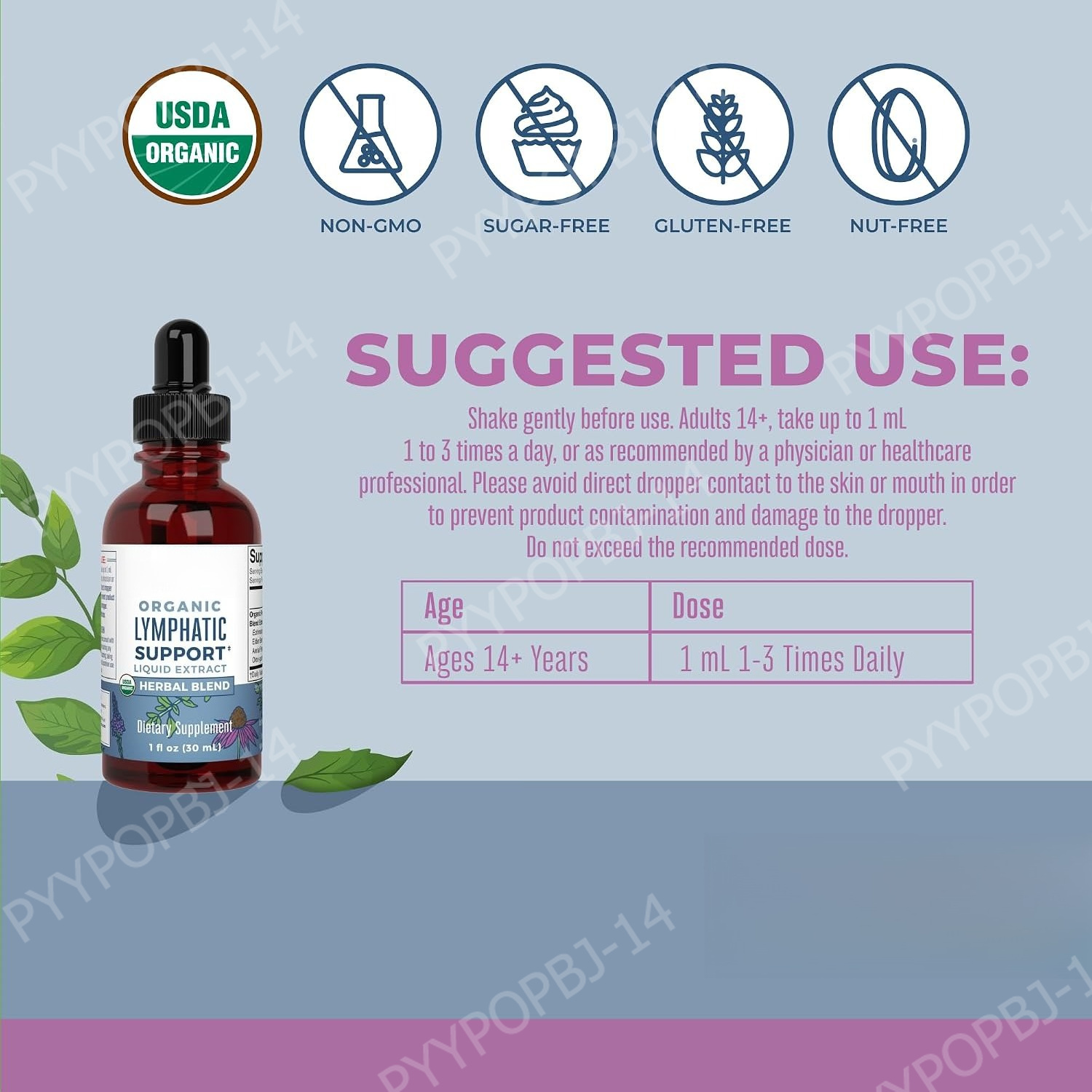 オーガニックハーブ液体エキスドロップス エキナセア、エルダー - Herbal Wellness Liquid のレビューと価格