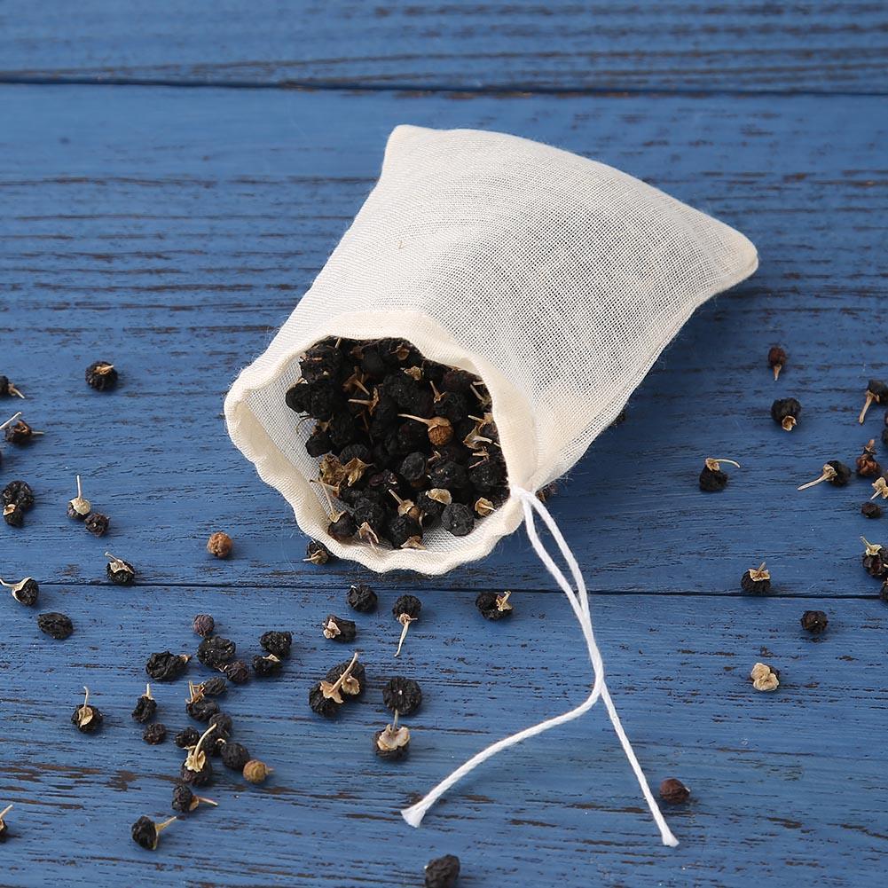 使い捨て紅茶フィルターバッグ,20ピース/ロット,綿ガーゼ, - Herbal Wellness Supplement のレビューと価格